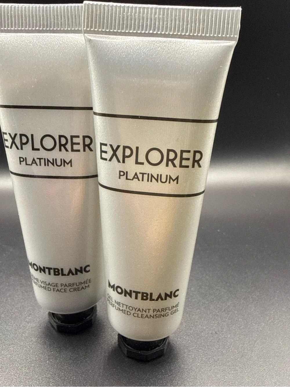 Montblanc Explorer Platinum Travel Cleansing Gel - lot of 2
